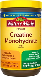 Nature Made Creatine Monohydrate Powder, 5 G Serving, Unflavored, Muscle Support - Picture 1 of 8