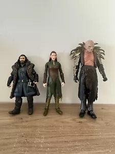 Hobbit & Lord Of The Rings Thorin, TAURIEL & Yazneg Figure Toy Bundle Lot - Picture 1 of 7