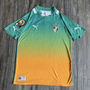 Camiseta de fútbol Puma Costa de Marfil auténtica 2012 Copa África Naciones Hombres M - Imagen 1 de 12