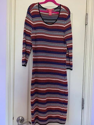 Vestido Catherine Malandrino Multicolor Tejido a Rayas Talla S Foto 1 de 4