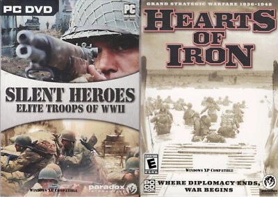 Silent Heroes Elite Troops of WWII & Hearts of Iron Pc New XP Tanks and Troops - Image 1 of 2