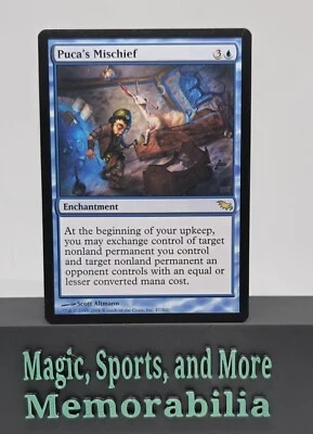 MTG Puca's Mischief  Shadowmoor Magic The Gathering LP - Image 1 of 2