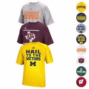 NCAA Oficial Adidas Climalite Performance Mangas Cortas Colección Camiseta Para Hombre - Imagen 1 de 25