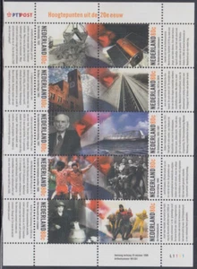 NETHERLANDS Sc # 1040a-j CPL MNH SHEETLET of 10 DIFF - MILLENNIUM HI-LITES - Picture 1 of 1