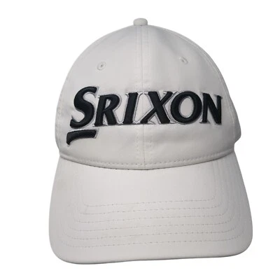 Srixon Slideback Hat White One Size Adjustable Embroidered 6 Panel - Image 1 of 4