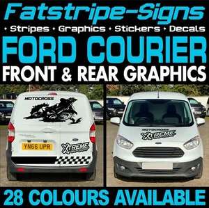 para adaptarse a ford transit courier motocross gráficos pegatinas rayas furgoneta m sport st - Imagen 1 de 2