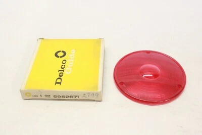 Lente de parada de luz trasera panel camioneta Chevrolet GMC 1953-62 OEM GM Guide 5952671 nuevo de lote original Foto 1 de 4