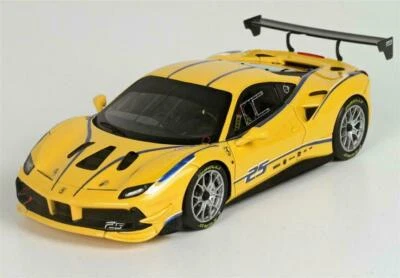FERRARI 488 CHALLENGE FINALI MONDIALI 2016 GIALLO MODENA BBR BBRC197A 1/43 72 PC - Photo 1/4