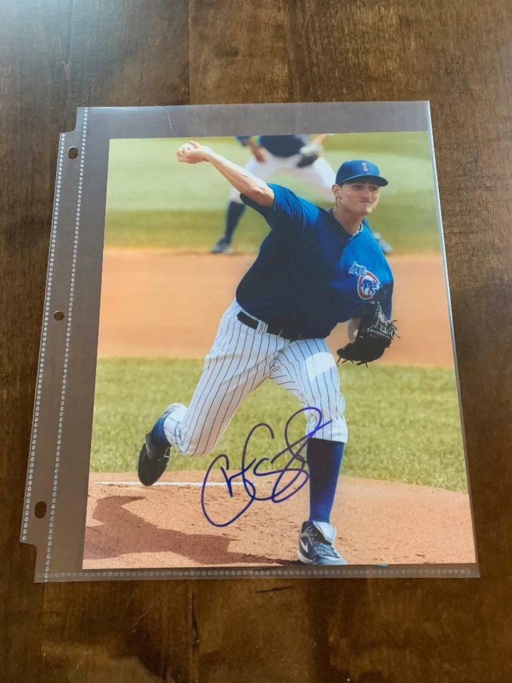 CHRIS CARPENTER-CHICAGO CUBS-Foto 8x10 autografiada/firmada  Foto 1 de 1