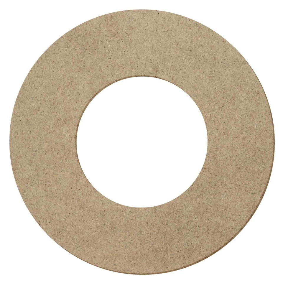 MDF Loch-Ring-Scheiben - Basteln Deko 5-22cm  - Bild 1 von 1