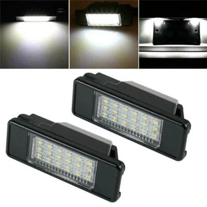2x White LED Licence Number Plate Light For Citroen DS3 for Berlingo C2 C3 C4 C5 - Picture 1 of 7
