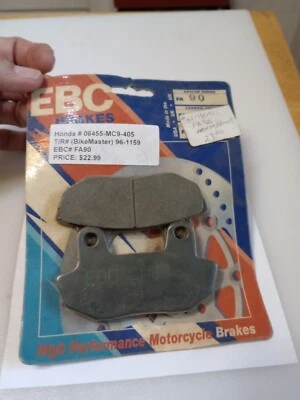 Тормозные колодки EBC FA90 Honda CB450, CB650, CB750, VT700, VT750 передние (dw12)((7) - Изображение 1 из 2