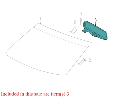 Espejo retrovisor interior Chrysler Town &amp; Country 2008-2010 usado OEM Foto 1 de 2