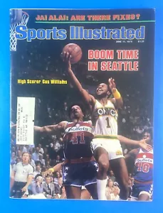 Seattle Sonics Sports Illustrated 1979 GUS WILLIAMS 06/11/79 - Campeonato de la NBA - Imagen 1 de 5