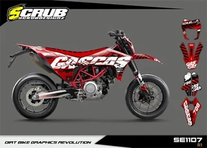 Gas Gas SM 700 2022 2023 2024 Supermoto Gráfico Decoración Pegatina SCRUB - Imagen 1 de 18
