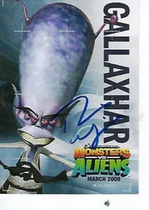 RAINNN WILSON FIRMATO 2009 MONSTERS VS ALIENS - GALLAXHAR - Foto 1 di 1