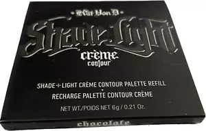 NIB, KAT VON D KVD Shade Light Crème Contour Palette Refill CHOCOLATE 0.21 OZ - Picture 1 of 4