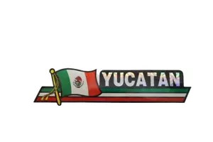 Yucatan Bumper Sticker / Flag Sticker / "3 x 11 3/4" Bumper Sticker - Picture 1 of 1