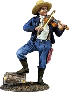 W BRITAINS #35055 - Village Green: “Fiddlin’ Away Time” Man w/ Fiddle, 1795-1825 - Picture 1 of 3
