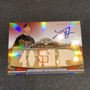 2011 Topps Triple Threads Future Phenoms /99 Madison Bumgarner #120 Auto - Picture 1 of 1