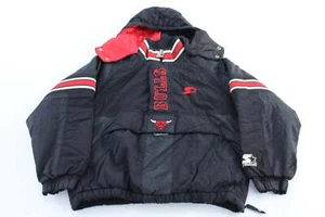 Youth 90's Chicago Bulls Embroidered Starter Jacket - Picture 1 of 4