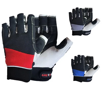 Sailing Glove Fishing Short Finger Sailing Kayaking Rowing Water Ski Canoe Glove - Image 1 of 4