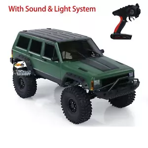 IN STOCK 2.4G RC Rock Crawler Car 1/10 Scale Climbing Truck w/ Lights Sounds - Picture 1 of 10