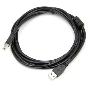 2.5m Printer USB 2.0 Shielded Type A Male Jack to B Male A-B Cable Lead -EU- - Picture 1 of 3