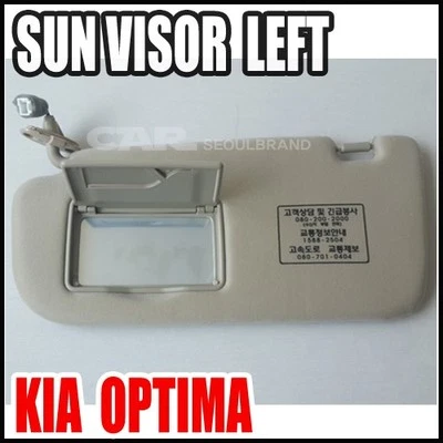 KIA 2007-2010 OPTIMA Front Driver Left Beige Sun visor LH Genuine 85201-2G010J7 - Image 1 of 4