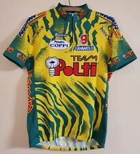 Fausto Coppi POLTI Team Santini Men's Velo Cycling Vintage Jersey Shirt Italy XL