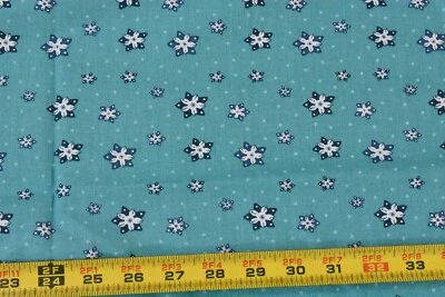 By 1/2 Yd, 48" Wide, Black & White on Turquois, Connecting Threads, Tuttle, V467 - Image 1 of 4