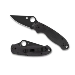 Spyderco PARA 3 Lightweight Knife Black G10 2.95" CTS BD1N Steel C223BBK - Picture 1 of 2