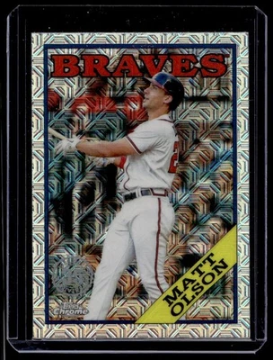 2023 Topps 1988 Silver Pack Mojo Matt Olson Atlanta Braves #T88C-98 - Image 1 of 2