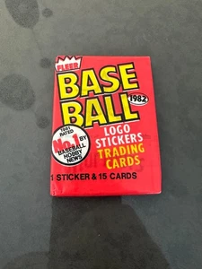 1982 Fleer Baseball Factory Sealed Wax Pack Cal Ripken Jr. Rookie - Picture 1 of 2