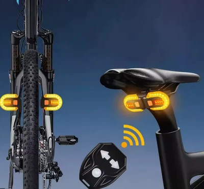 Cycle Rear Flashing Lights with Indicator Function NEW - Image 1 of 4