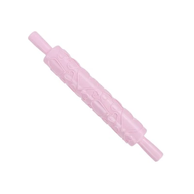 Fondant Rolling Pin Plastic Embossed Roller For Cookies Biscuits Pastry Cake SPG - Image 1 of 4