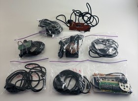 NINTENDO NES Parts Repair Lot Controller Power Glove Cables Max Gun Dogbone