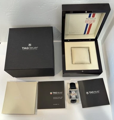 Tag Heuer Monaco Calibre 11 Steve McQueen Edición Limitada CAW211D-0 con Papeles de Caja Foto 1 de 4