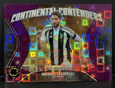 2025 Prizm FIFA Club World Cup Manuel Locatelli Contenders Purple Pandora /49 - Image 1 of 4