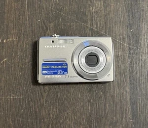 Olympus FE-230 7.1MP Digital Camera Silver Tested And Working - Picture 1 of 7