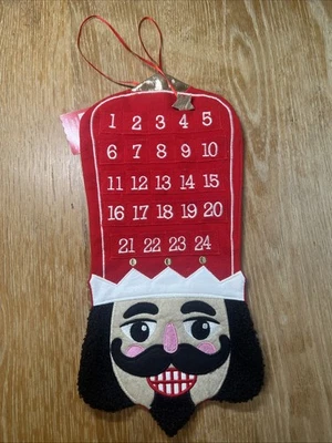 Ashland Nutcracker Advent Calendar Christmas Wall Decor New! - Image 1 of 4