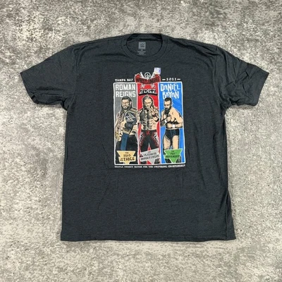 Camisa WWE WrestleMania 2021 Para Hombre 2XL Gris Roman Reigns Edge Daniel Bryan Tampa Foto 1 de 4