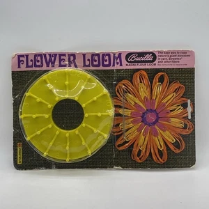 De colección 1968 Bucilla 5” Magni Fleur Flor Telar NUEVO SELLADO - Imagen 1 de 10