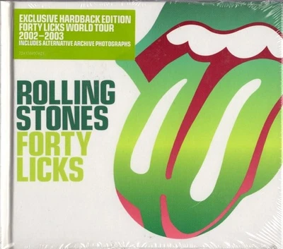 Rolling Stones [SEALED] EXCLUSIVE HARDBACK EDITION 2x CD Forty Licks - Image 1 of 2
