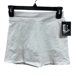 New Art Class Girls Small (6/7) White Stretch Cotton Spandex Athletic Skorts - Picture 1 of 3