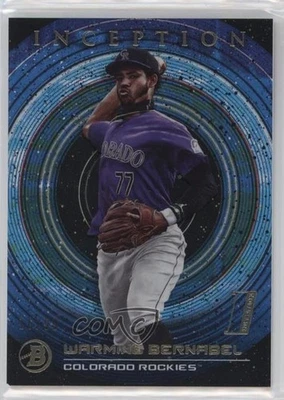 2022 Bowman Inception Blue Foil Pattern II 16/99 Warming Bernabel #47 - Image 1 of 3