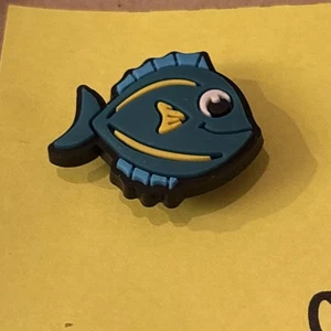 1 pieza envío gratuito para zapatos de cocodrilo encanto Jibbitz pez azul - Imagen 1 de 2