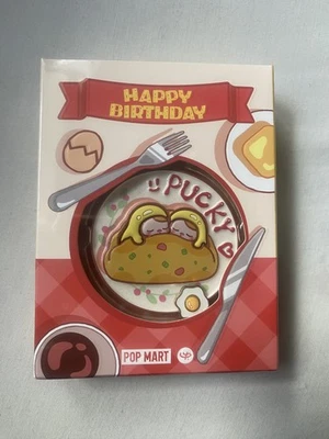 PopMart-Pucky Birthday Pin Badge - October 2025 badge. Pop Mart store exclusive  - Image 1 of 2