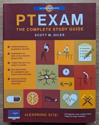 Physical Therapy PT Exam The Complete Study Guide Scorebuilders Scott Giles 2020 - Image 1 of 2