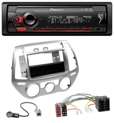 Pioneer MP3 USB DAB Bluetooth Autoradio für Hyundai i20 (12-14) man. Klima - Bild 1 von 4